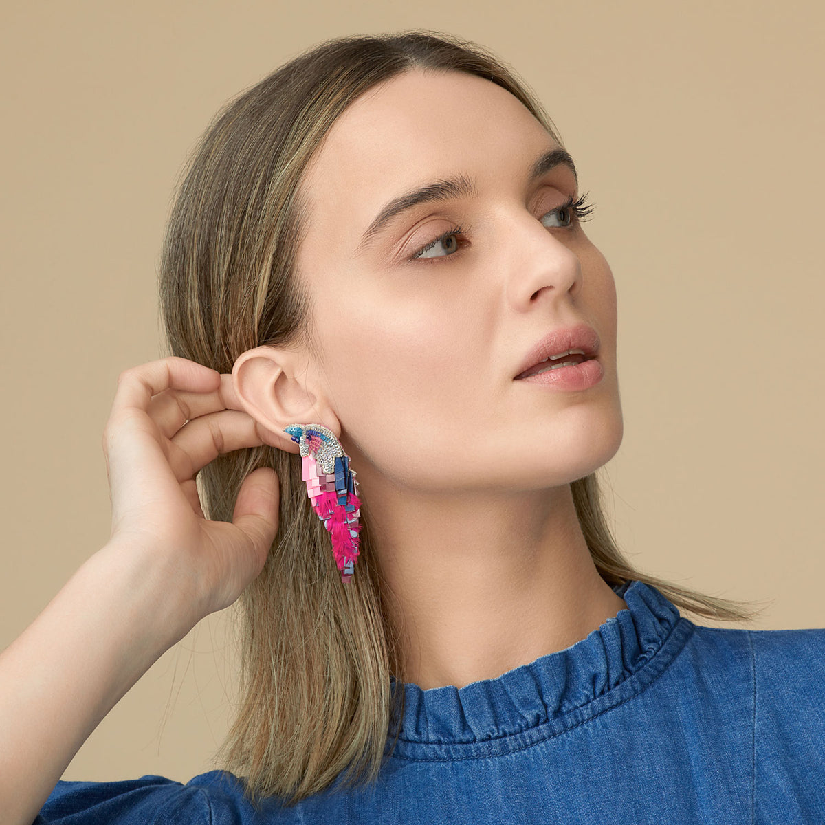  Long Colorful Flamingo Drop Dangle Earrings for Women Girls,Pink  Bird Earrings,Rainbow Animal Rhinestone Earrings Unique Fashion Funky  Jewelry Gifts: Clothing, Shoes & Jewelry