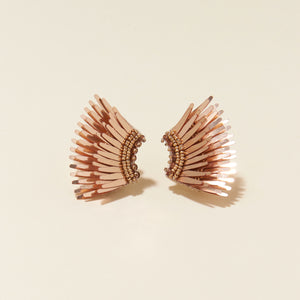 Mignonne Gavigan Metallic Mini Madeline Earrings Rose Gold