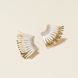 Mignonne Gavigan Mini Madeline Earrings White Gold