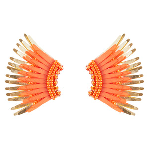 Mignonne Gavigan Mini Madeline Earrings Orange Gold