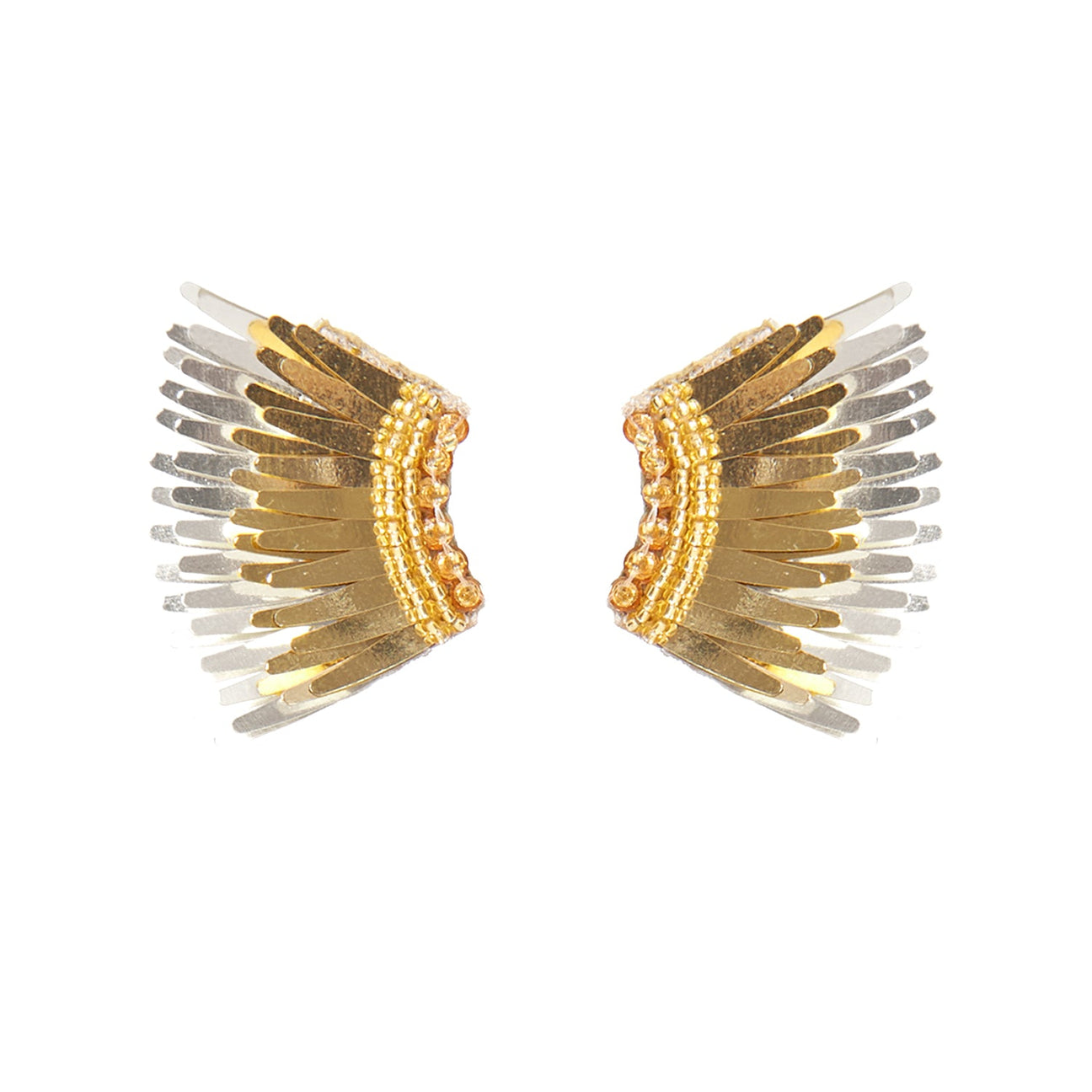 MINI MADELINE EARRINGS Cerulean Gold AND GOLD by MIGNONNE GAVIGAN
