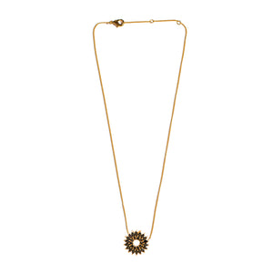 Mignonne Gavigan Crystal Burst Necklace Black Gold
