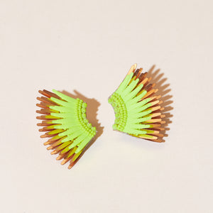 Mignonne Gavigan Mini Madeline Earrings Neon Yellow