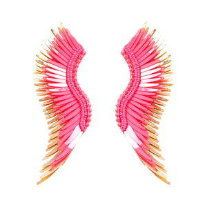 Mignonne Gavigan Madeline Earrings in hot pink color