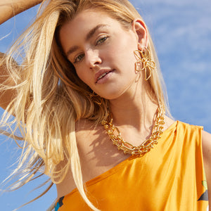 Bridget Lux Earrings Gold